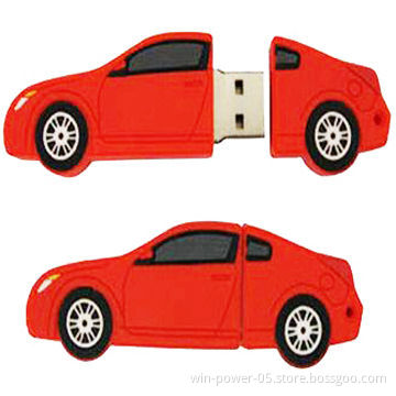 USB Drives/3D Car USB Data Travelers, Individual Packing Available, Good for Promotions